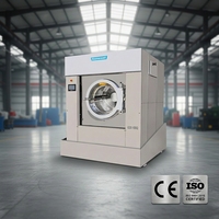 Mesin Cuci Ekstraktor Industri Berkinerja Tinggi 100kg/120kg, Suspensi Soft-Mount, Dehidrasi G-Force Tinggi