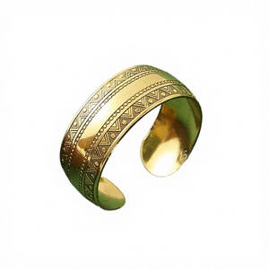 กำไลข้อมือแบบเปิดลายดอกฟีนิกซ์แกะสลักเงินทิเบตแบบเกลียวลายกิ่งไม้เชื่อมต่อกัน ดีไซน์โบฮีเมียน - Product Image 1