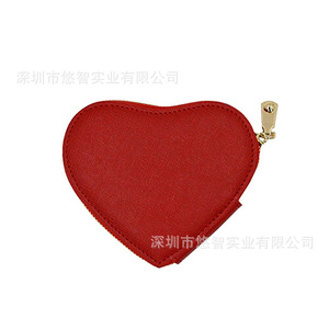 <b>Cute</b> heart-shaped coin <b>purse</b>, new style, earphone coin holder, DIY jewelry bag - Product Image 1