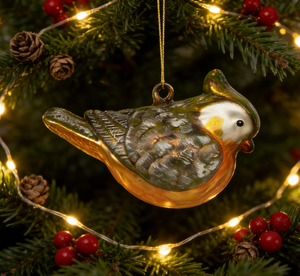 เครื่องประดับตกแต่งต้นคริสต์มาสรูปนกแก้วทำมือแบบวินเทจ เป็นมิตรกับสิ่งแวดล้อม ขายส่ง พร้อมบริการเพ้นท์ลายตามสั่ง บรรจุภัณฑ์สีตามสั่ง ได้รับมาตรฐาน BSCI - Product Image 4