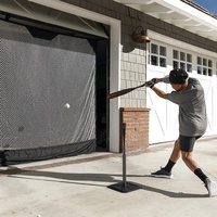 Filet d'entraînement portable pour baseball/softball avec cadre durable à montage rapide pour une utilisation en intérieur/extérieur et tous les niveaux de compétence