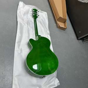 Nouvelle guitare électrique Gretch Gr07, touche en palissandre, corps en acajou, micros HH, vert, livraison rapide - Product Image 3