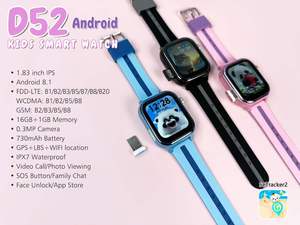 Montre connectée GPS pour enfants 2026 Private Mould D52 avec déverrouillage facial, assistant IA, appels vidéo 4G et suivi GPS - Product Image 4