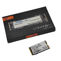 Vaseky Hard Disk SSD SATA 3 Kecepatan Tinggi 256GB 512GB 1TB Internal M.2 NGFF 2242 untuk Notebook