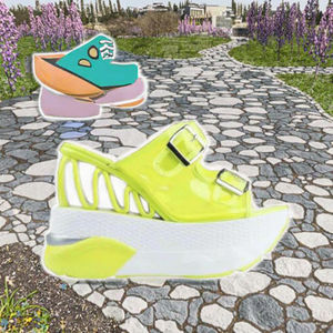 Sandalias de Plataforma Casuales de Verano 2026 para Mujer, Transparentes, Coloridas, de Secado Rápido para Exteriores - Product Image 2