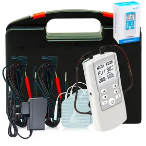 Free LOGO 36 programs 80mA pigtail cable adjustable frequency 500Hz two therapy ems tens stimulator