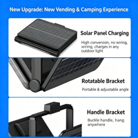 Lampe murale solaire à détecteur de mouvement, lampe de sécurité extérieure, panneau LED SMD, design pliable, batterie rechargeable pour jardin, cour, portail