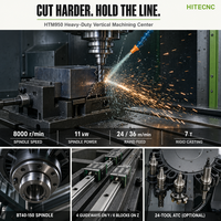 Centre d'usinage CNC robuste pour le fraisage de bases de moules avec fonctionnement stable et structure de machine rigide HTM950