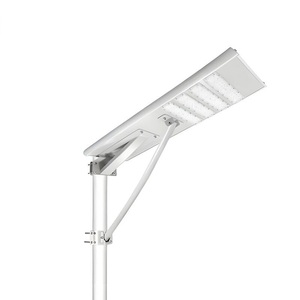 ไฟถนนโซลาร์เซลล์ TRISTAR 400W LED ตัวเรือนอะลูมิเนียม IP65 ติดผนัง แสงขาว 6000K สำหรับถนน สวน ใช้ได้กับมุมลำแสง 120 องศา ได้รับการรับรองมาตรฐาน CE - Product Image 1