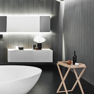 Agape X tavolo alto con vassoio mobili da bagno - Product Image 3