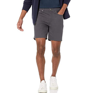 Short décontracté épais et 100% coton personnalisé OEM pour hommes, couleur unie, braguette à glissière, technique écologique de teinture unie au meilleur prix - Product Image 1