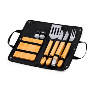Juego de 7 Utensilios para Barbacoa de Acero Inoxidable al por Mayor, Diseño Minimalista, Resistentes al Calor y Duraderos para Barbacoa y Camping al Aire Libre - Product Image 4