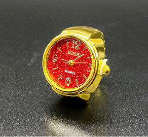 Nouveau meilleur vente hommes et femmes étincelant alliage doigt montre bracelet rond anneau montres <span class=keywords><strong>pour</strong></span> hommes - Product Image 2