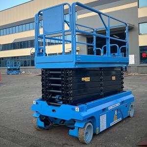 移動式可搬型10m電動昇降シザー式プラットフォーム足場エレベーター - Product Image 4