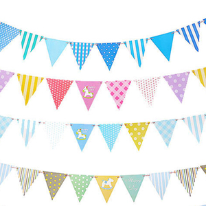 Đầy màu sắc tùy chỉnh Polyester chuỗi cờ cho trang trí đám cưới hoặc Chào mừng các hoạt động bên trang trí - Product Image 1