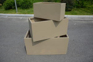 Outdoor Customized Color <strong>Rectangular</strong> Fiberglass Planter Box Large Europe Customized Garden Decoration Eco-Friendly <strong>Flower</strong> <strong>Pots</strong> - Product Image 4