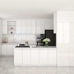 Glissières à billes pour toute la maison, contreplaqué ignifuge HPL, anti-fongique, armoires d'îlot de cuisine pour appartement, hôtel - Product Image 1