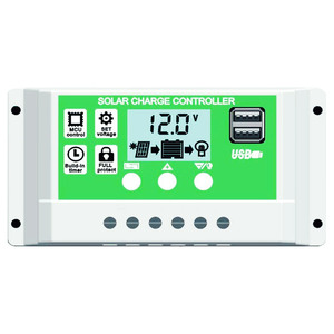 Régulateur avec protection contre les surcharges en circuit ouvert en court-circuit pour batterie au gel AGM ouverte 10A 20A 30A Contrôleur de charge de <span class=keywords><strong>panneau</strong></span> <span class=keywords><strong>solaire</strong></span> - Product Image 1