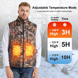 تدفئة جسم المرأة الكهربائية المخصصة لفصل الشتاء والسفر في الهواء الطلق مخفية Usb سترة ساخنة للرجال - Product Image 3