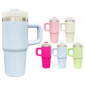 Custom LogoBulk Vacuum Insulated Stainless Steel Travel Mug Bpa Free <b>Macaron</b> 14Oz Baby Tumbler for Uv Dtf Wraps - Product Image 4