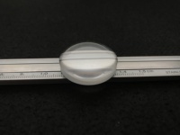 Le diamètre 30mm 24mm 19mm 10mm de silice fondue par verre optique a mené la lentille de quartz d'épi