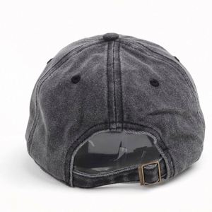 Wholesale Vintage Cowboy Sport Hat <b>Cap</b> 6-Panel <b>Plain</b> Denim Casual Hat Custom Embroidery Washed Cowboy Baseball <b>Cap</b> With Logo - Product Image 3