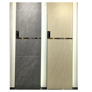 Thiết kế hiện đại khảm sàn và tường gạch màu be tráng men với kết cấu đá cho trang trí nội thất phòng tắm gạch ốp tường - Product Image 3