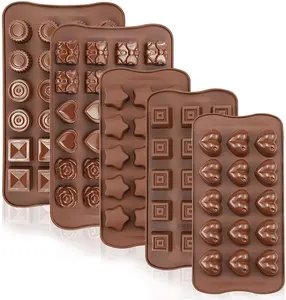 Silicone Cake Molds Chocolate Molbga CPU Chipsetsilicone Fancy Shapes for Fat Bombs, Caramels, Jello, Gummy, Truffles, Ice Cubes