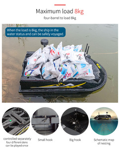 New Hoshi B603 Bait Thuyền GPS Định Vị Câu Cá Móc Mồi Không Dây Sonar Thiết Bị Tự Động Thông Minh Kích Thước Lớn Thuyền Đánh Cá - Product Image 5