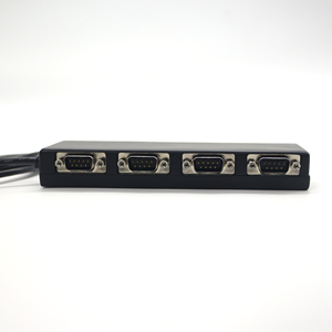 <b>USB</b> to 4 Port DB9P <b>RS232</b> Serial Adapter Converter <b>USB</b> to 4 Port Serial Hub for Data Communication - Product Image 2