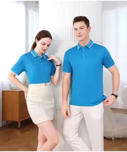 Hot Bán Tùy Chỉnh Bán Buôn Người Đàn Ông Của T-Shirts Nylon Spandex T-Shirt Polo Thời Trang Golf Tops Với New In Thiết Kế