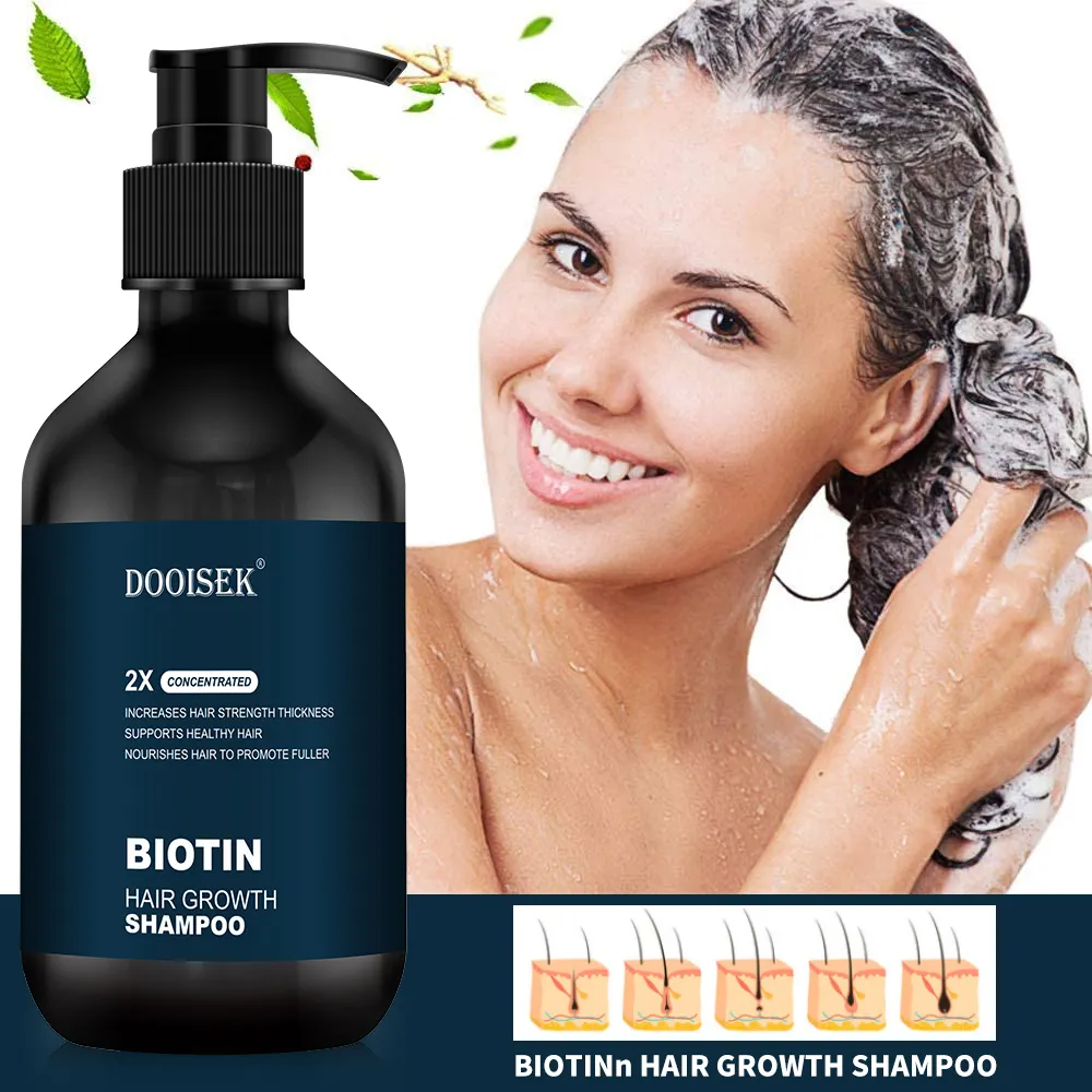 Professional Biotin Keratin shampoo Anti hair loss shampoo and conditioner