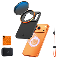 Adaptateur de fixation magnétique double face K&F Concept pour filtre ND2-32/CPL variable de 58 mm compatible iPhone 17 Pro/Max