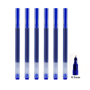 Bolígrafos de Gel de 0.5mm con Logotipo Personalizado, Cuerpo Transparente de Plástico, Tinta Azul, Negra, Roja y Verde, Regalo Promocional para la Escuela y Oficina, Gran Venta - Product Image 3