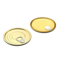 Bol en aluminium DK multi-tailles 110/220/300 ml avec surface anodisée argentée/dorée et couvercle à vis pour soupes, congee et emballage en conserve