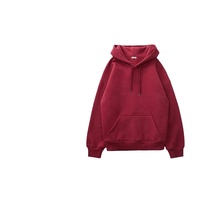 Sweat-shirt à capuche personnalisé avec logo, 100% coton bio de haute qualité, 440 grammes, couleur unie, style décontracté ample.