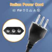 Prise italienne 250V 3 broches câble d'alimentation nouveau Design ZKen YDL-10 cordon d'alimentation pour ordinateur de bureau PC