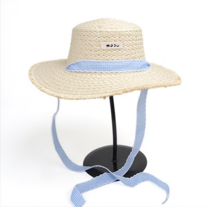 Sombrero de Paja Flexible de Ala Ancha con Protección Solar para Mujer, Estilo Playa, 2024 - Product Image 3