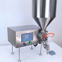 Machine de remplissage semi-automatique à pompe rotative auto-amorçante pour liquides visqueux, huile lubrifiante, lotion, sirop de miel