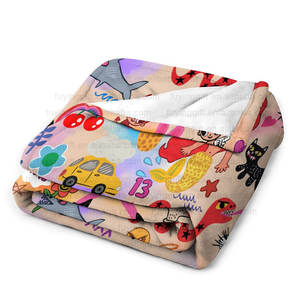 El mejor precio de fábrica 1000 Todos los diseños aceptan personalizado NO MOQ Peso Pluma Junior <span class=keywords><strong>H</strong></span> <span class=keywords><strong>Karol</strong></span> G Manta de lana suave - Product Image 1