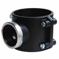 Matériel de plomberie REHOME, alimentation en eau, tuyau polyéthylène 32 mm, colliers de serrage HDPE PE, raccords de tuyaux HDPE PN16, accessoires d'irrigation