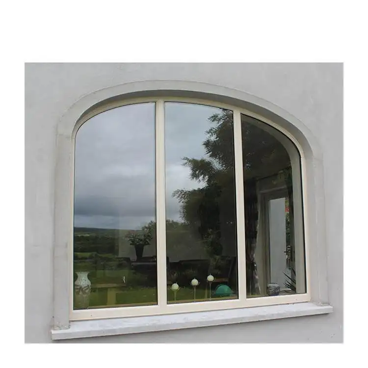 GRT No MOQ Triple Glazed Windows Cheap Price Big Picture Black Window Panoramic Window Floor To Ceiling Fixed Window