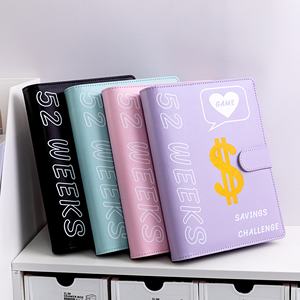 Carpeta de Notas A5 al por Mayor para el <span class=keywords><strong>Reto</strong></span> de <span class=keywords><strong>Ahorro</strong></span> de <span class=keywords><strong>52</strong></span> <span class=keywords><strong>Semanas</strong></span>, con Sobres para Efectivo y Diseño Espiral, Herramienta de Presupuesto para Ahorrar Dinero - Product Image 2