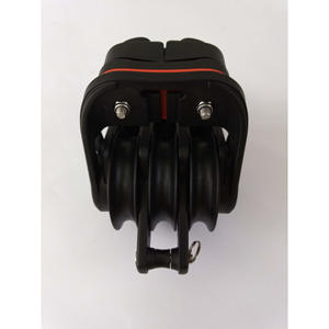 Master BP-0613F Three-Wheel Rotating Rope Clamping Ring Pulley 60mm Wheel Diameter 12mm Line Diameter <b>Marine</b> <b>Hardware</b> - Product Image 4