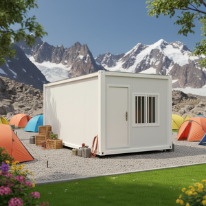 Casa Contenedor Modular de Lujo CE DDP de 20 pies/40 pies, Panel Sándwich de Acero Transpirable, Villa Rectangular Moderna, Desmontable, Prefabricada, para Camping - Product Image 5