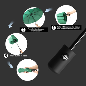 Bán Buôn Tùy Chỉnh In Ấn Giá Rẻ <span class=keywords><strong>3</strong></span> Gấp Ô 8K Tự Động Mở Quà Tặng Di Động Quảng Cáo Khuyến Mại Ô Với Logo - Product Image 2