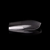 180 pièces de pointes d'ongles de haute qualité, forme unique, logo personnalisé, carré moyen, pré-sculptées, pointes d'ongles 3D en forme d'arc, étoile, 15 tailles