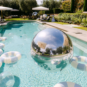 <span class=keywords><strong>ลูก</strong></span>บอลมิเรอร์เป่าลมราคาประหยัดสำหรับใช้งานกลางแจ้ง ทำจาก PVC กันลม ขนาดใหญ่ สะท้อนแสงสวยงาม สามารถแขวนและตั้งได้ น้ำหนักเบา เหมาะสำหรับตกแต่งงานอีเว้นท์ - Product Image 3