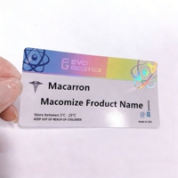 Autocollants holographiques de luxe personnalisés et boîtes d'emballage pour flacons de 3 ml, 5 ml, 10 ml