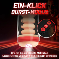Automatische Saugmaschine für Männer mit 10 Saugmodi und Vibrationsfunktion Wasserdichtes Design Sexspielzeug für Männer